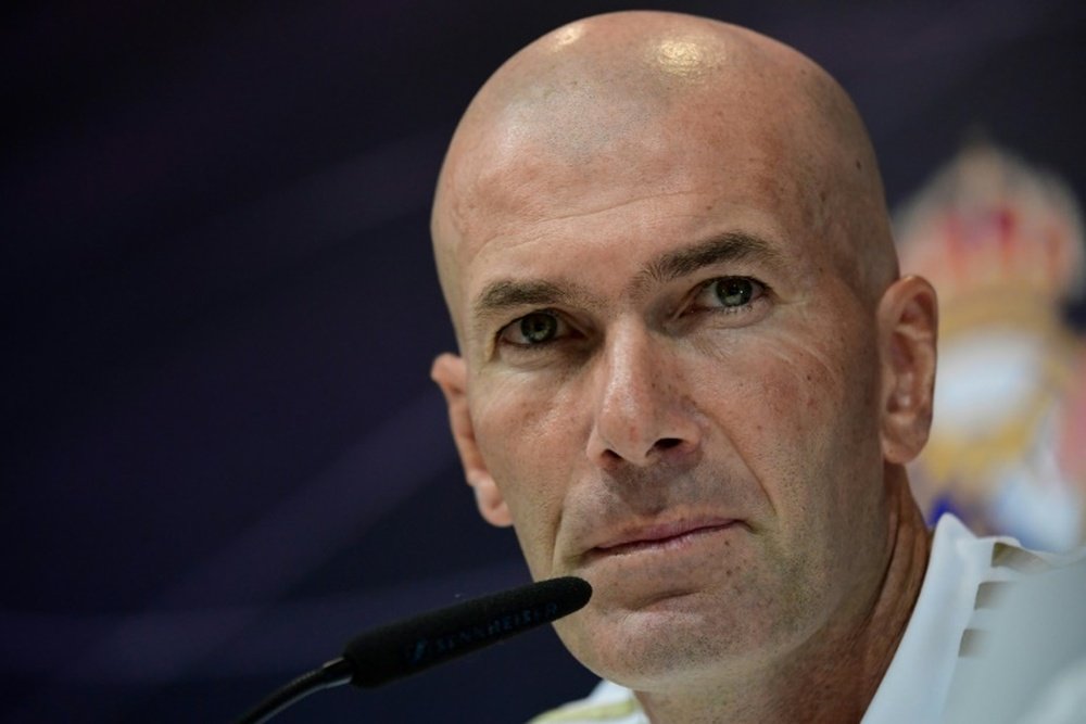Zinedine ZIdane informó de la continuidad de Gareth Bale. AFP