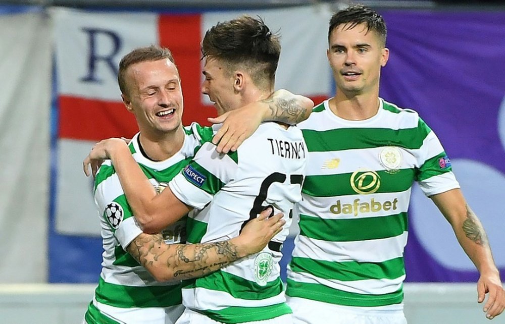Tierney's focus is Celtic despite interest from Premier League outfits. AFP