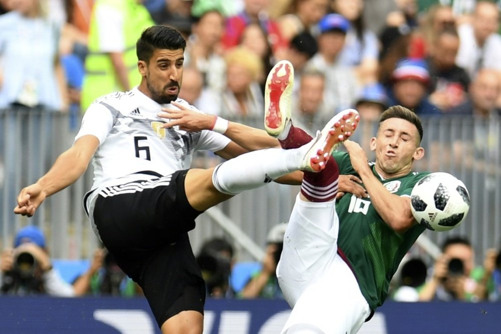 Khedira remains confident of Germany's World Cup chances. AFP