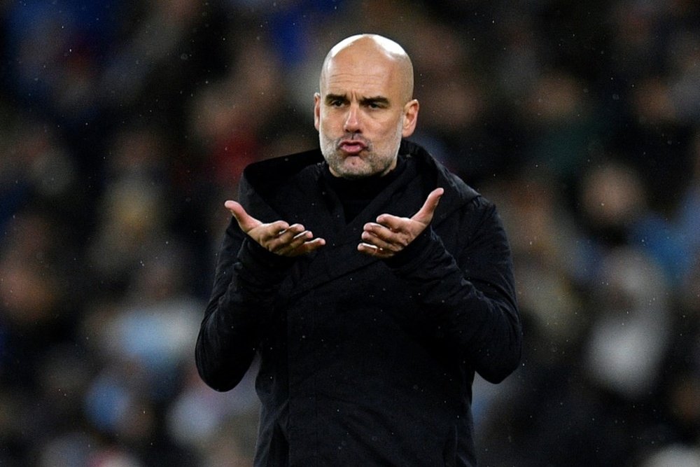 Guardiola managed to overcome City's bad run in FA Cup semis. AFP