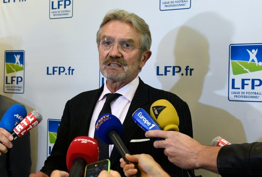 Frederic Thiriez, president of the professionnal French Football League, pictured on September 21, 2015, says, Football is not dead but its international institutions are very sick