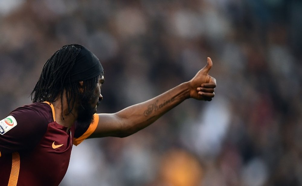 Romas forward Gervinho, pictured on November 8, 2015, has asked for a transfer