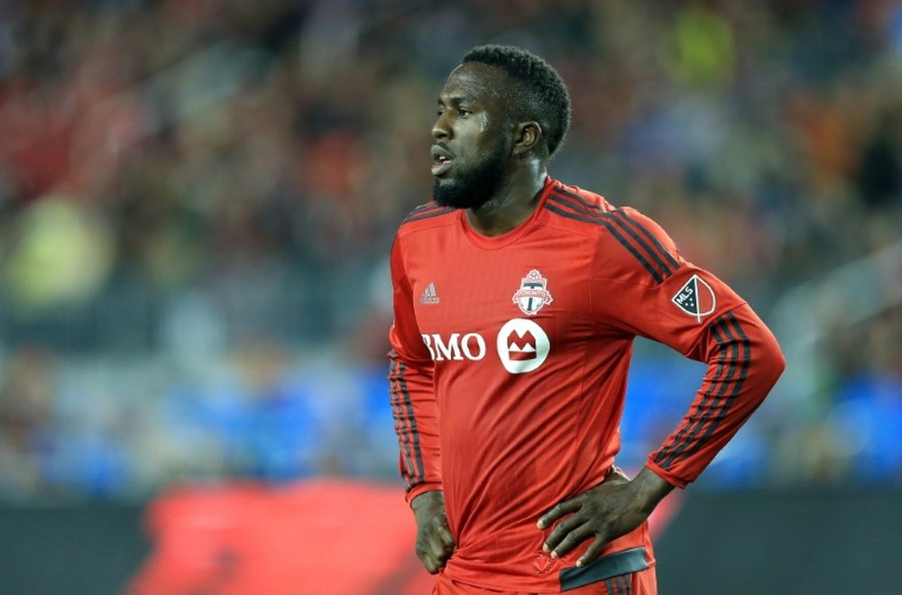 Jozy Altidore, pictured on May 7, 2016, faces up to eight weeks out after suffering the injury while taking a penalty during a Major League Soccer clash with the Vancouver Whitecaps