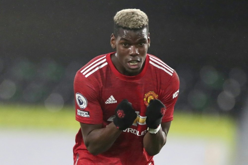 Paul Pogba is planning to stay at Man Utd for now. AFP