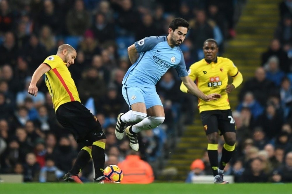 Ilkay Gundogan says he will take his time as he looks to return to competitive action. AFP