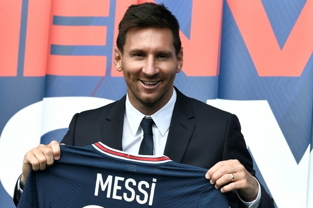 Messi signed with PSG until 2023. AFP