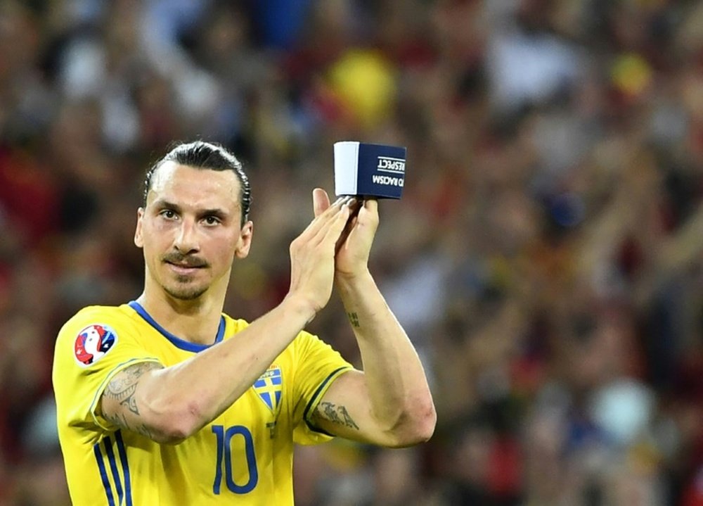 Ibrahimovic não estará nessa Data FIFA com a Suécia. AFP