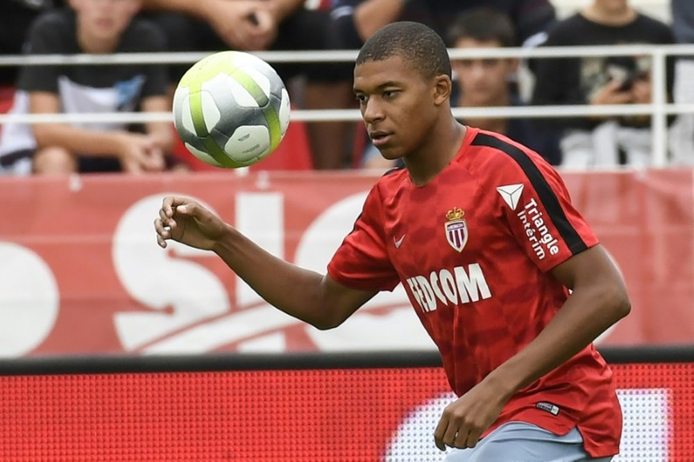 Mbappe has been linked with a move to PSG. AFP