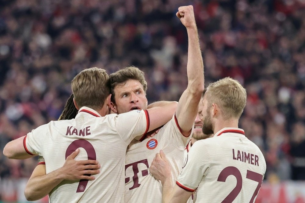 Muller will leave Bayern Munich in the summer. AFP