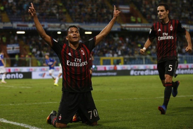 Bacca wins 'Battle of Colombians' as Milan sink Samp