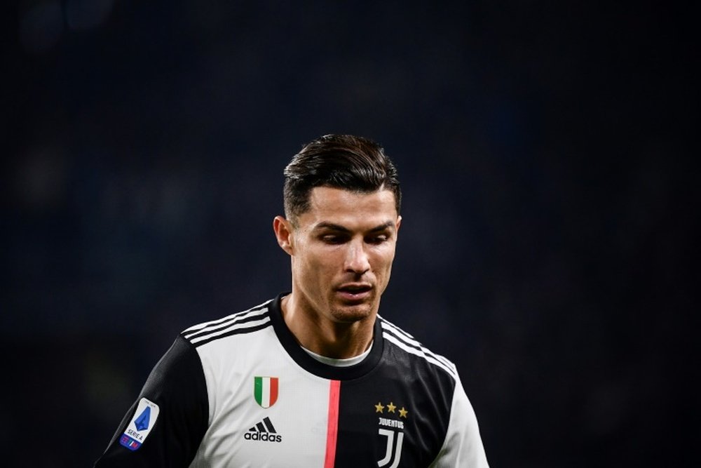 Cristiano Ronaldo sigue de baja por sinusitis. AFP