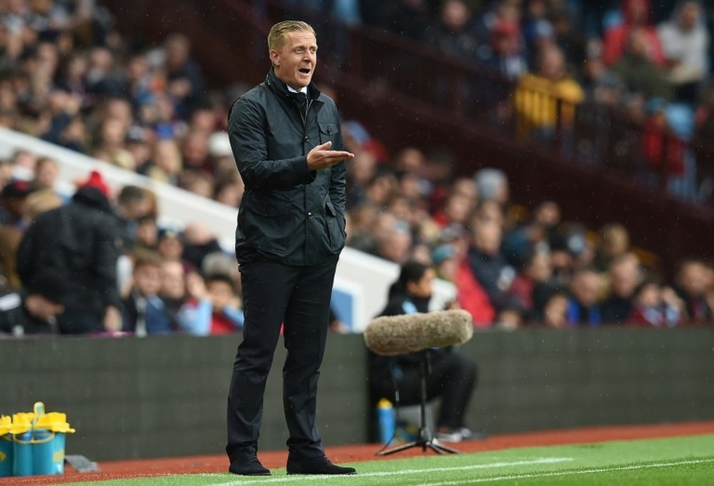 Garry Monk, pictured on October 24, 2015, was devastated to be axed by Swansea after nearly two years in charge of the Welsh team