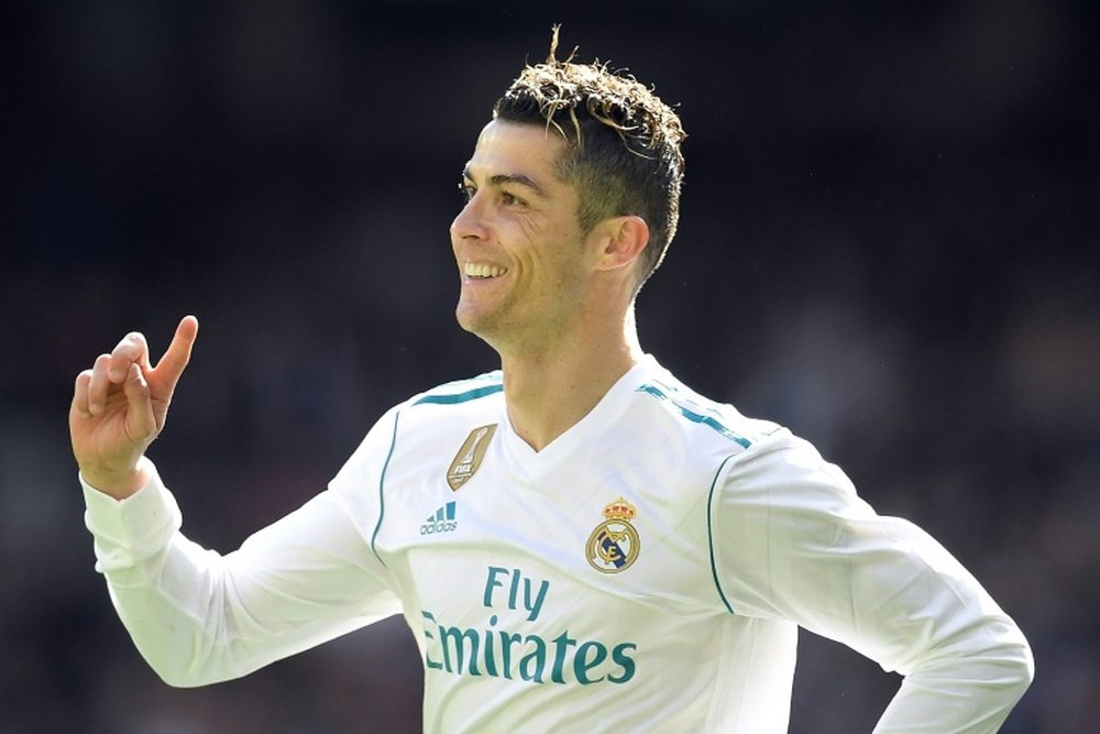 Ronaldo ne s'arrête plus d'affoler les compteurs. AFP