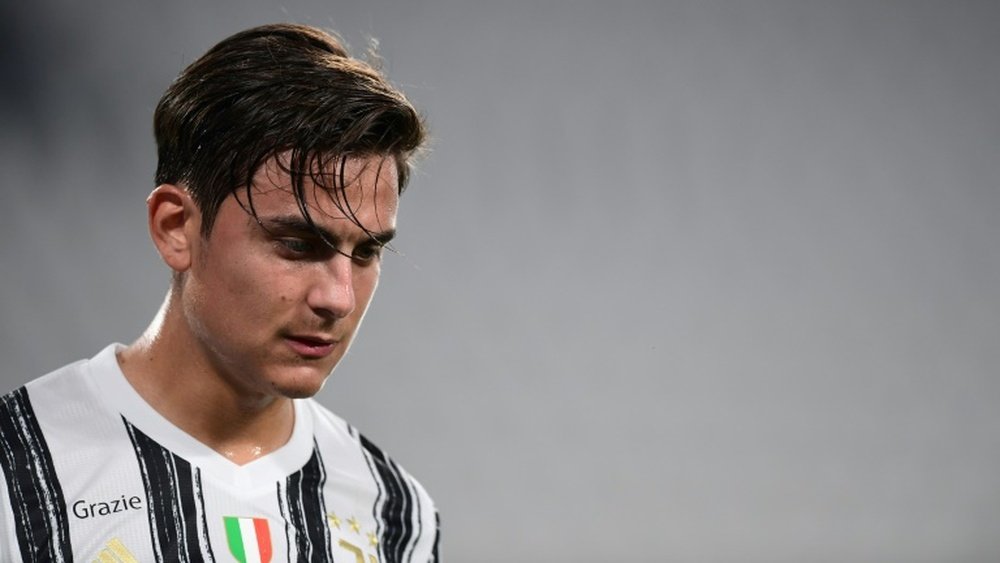 Paulo Dybala começa o jogo contra o Dínamo de Kiev no banco. AFP