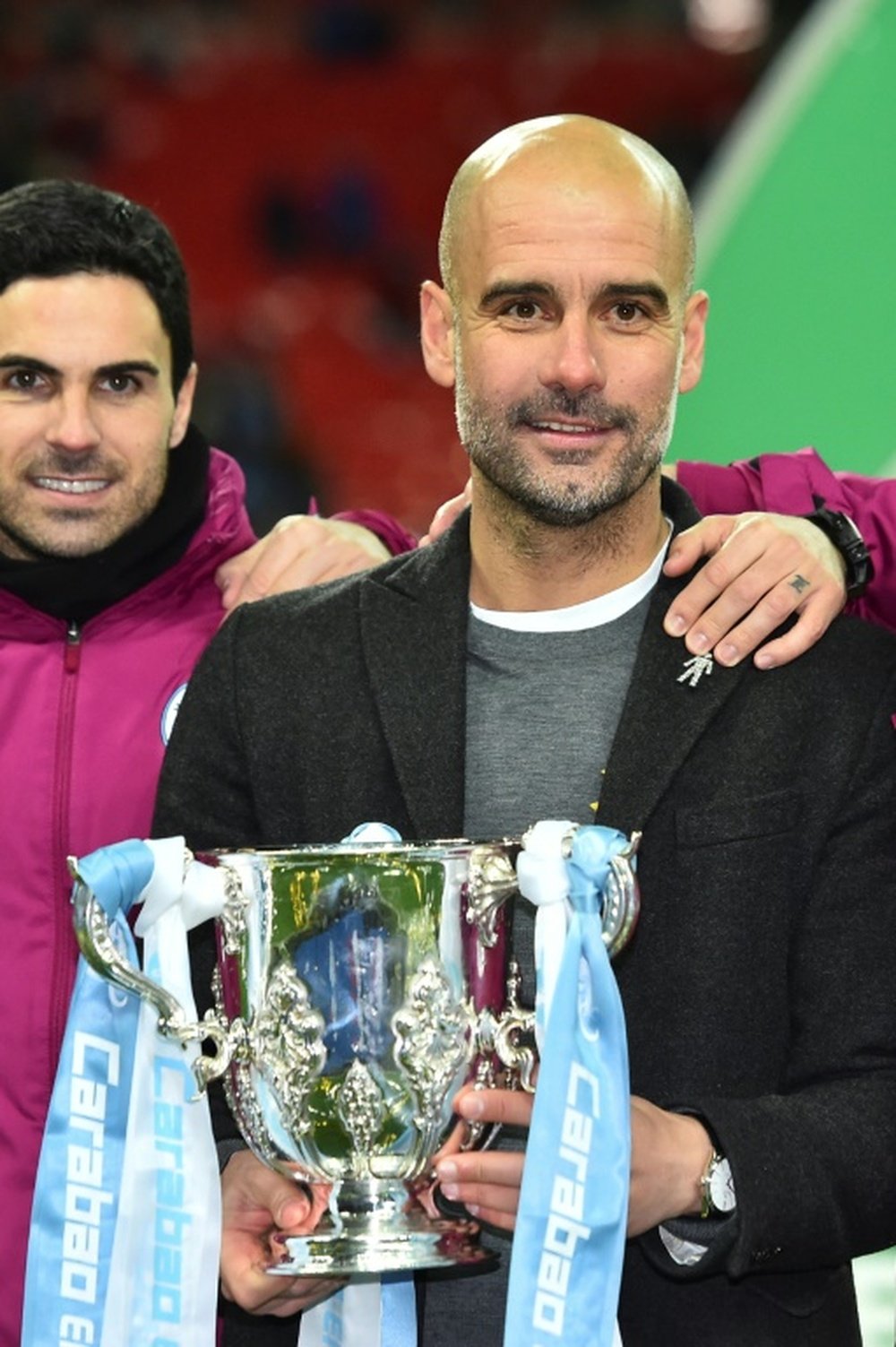Pep Guardiola's Manchester City won the Carabao Cup last season. AFP