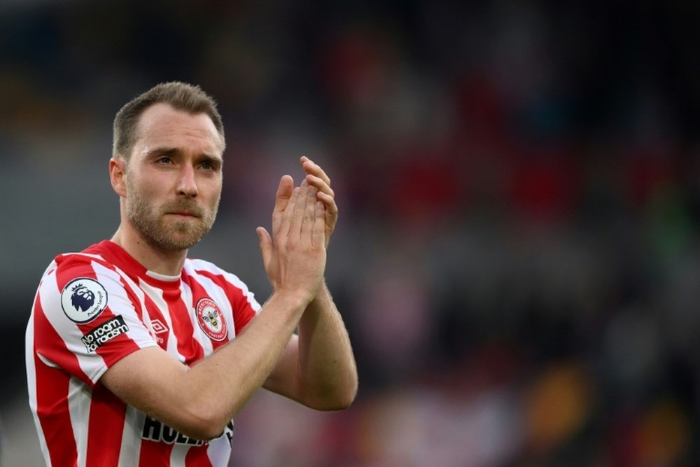 Eriksen sta per comunicare la sua decisione. AFP