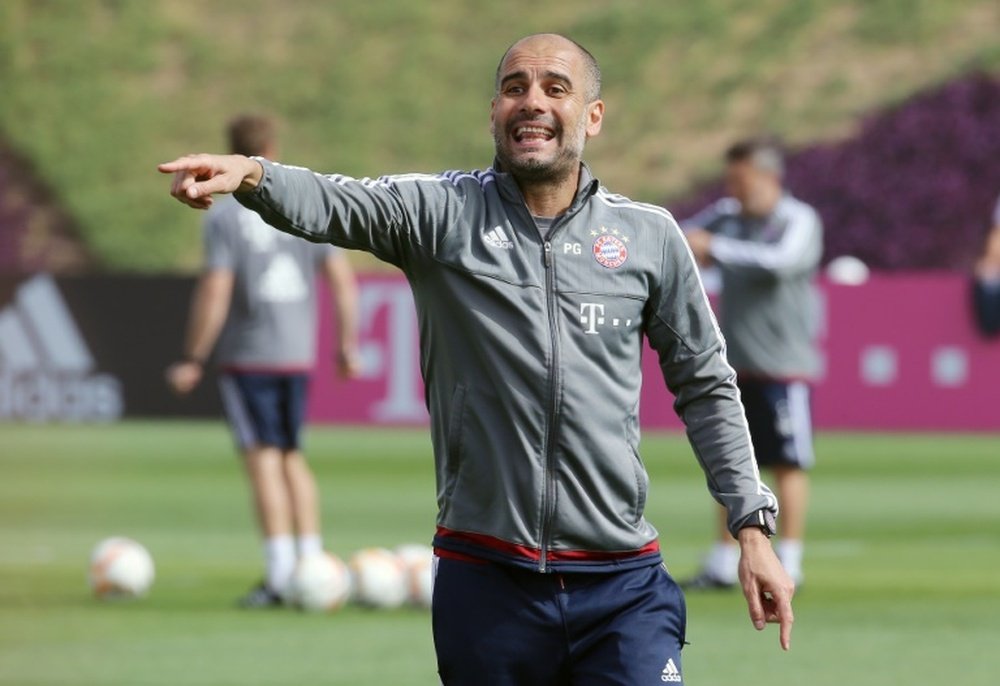 L'entraîneur espagnol du Bayern Munich Pep Guardiola. AFP