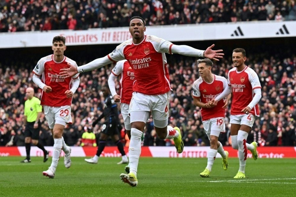 Magalhaes broke the deadlock with a header in the 10th minute. AFP