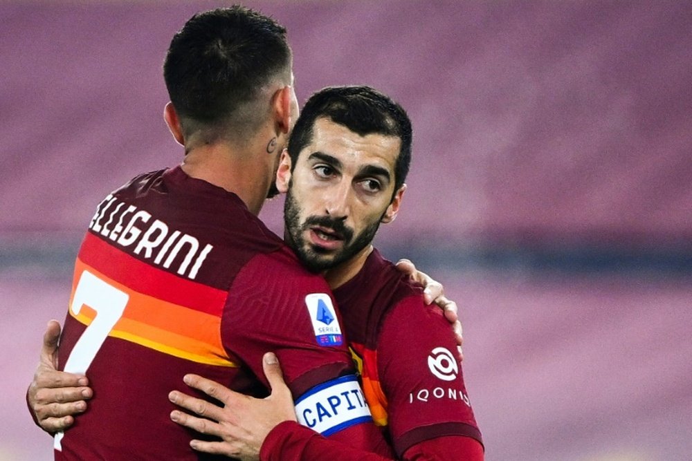 Tudo aponta para que Mkhitaryan continue na Roma.AFP