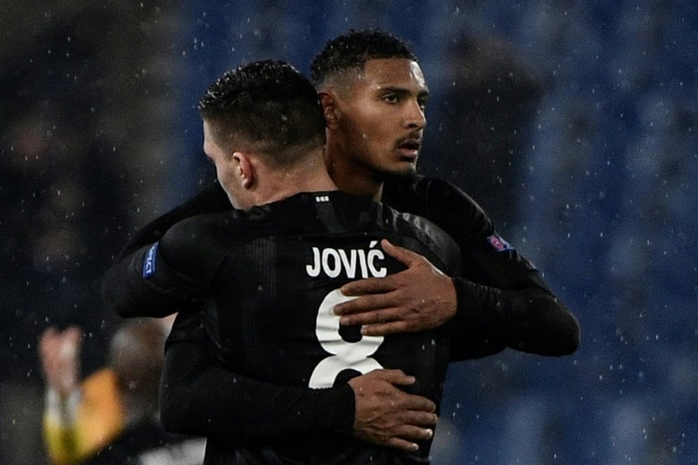 Haller, United's new transfer target. AFP