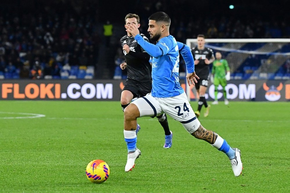 Insigne suffers quadricep injury. AFP