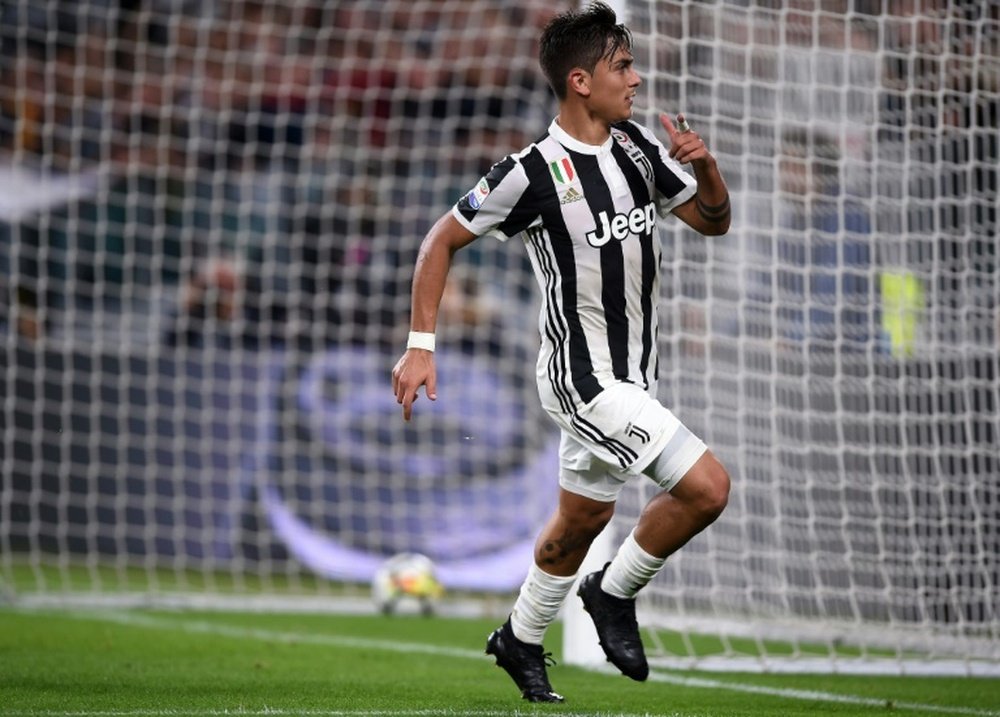 Dybala has scored 10 goals in six games for Juventus. AFP