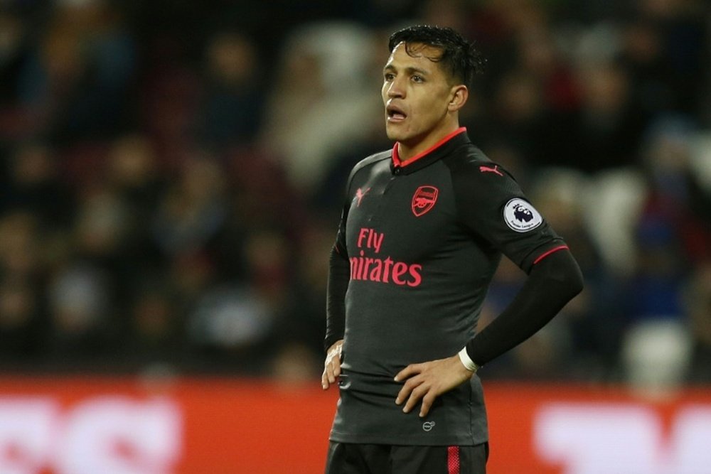 Arsenal are considering cashing in on Sanchez in January. AFP