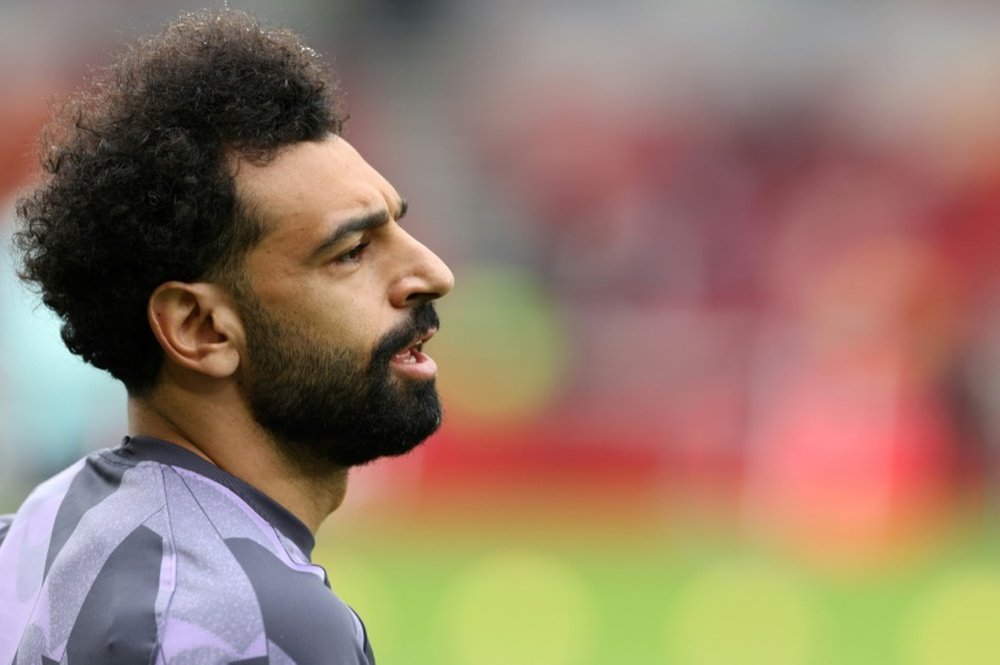 Salah spoke about Liverpool's next clash against Man City. AFP