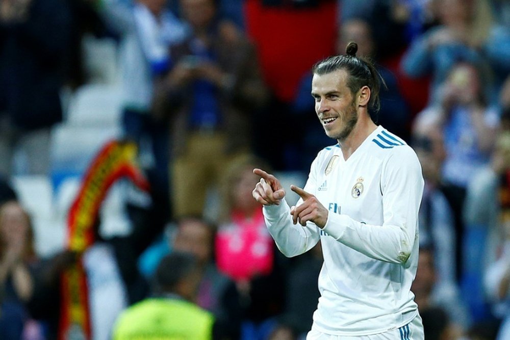 El proyecto del Real Madrid, en las botas de Bale. AFP