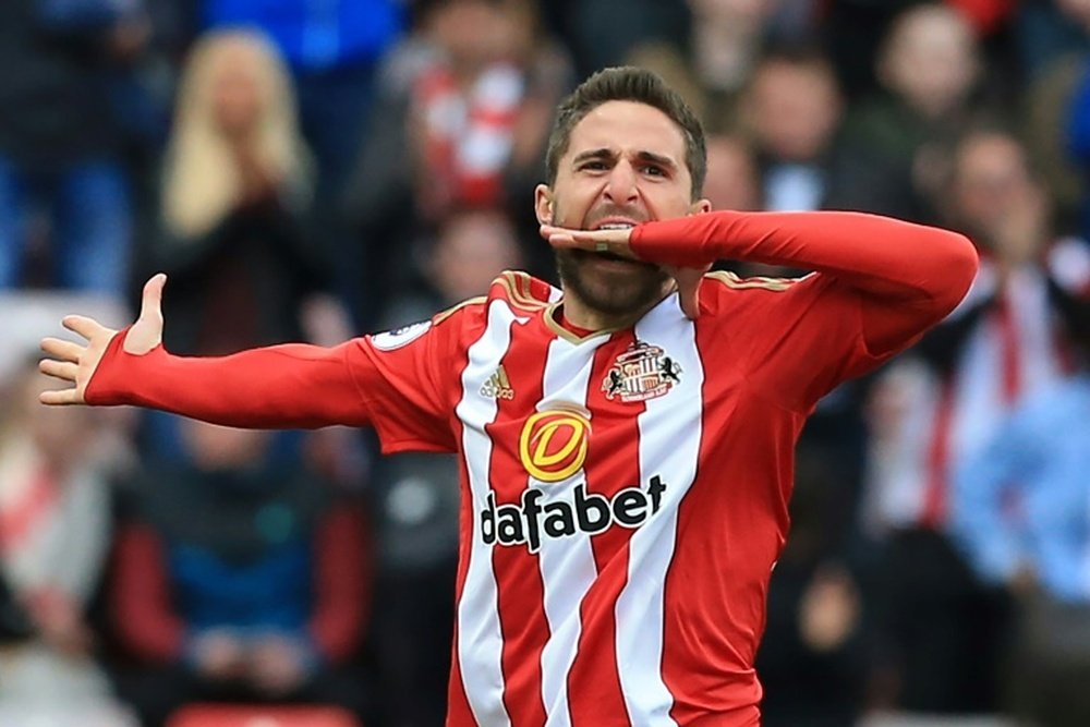 Fabio Borini podría desembarcar en el Milan. AFP