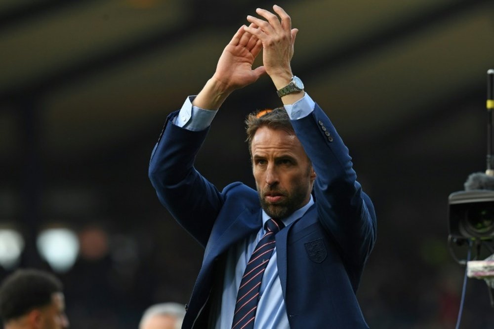 Southgate was full of praise for his young side. AFP