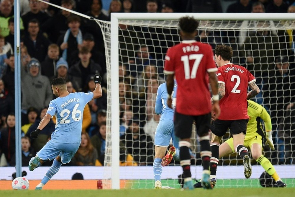 Mahrez's contract with City expires in 2023. AFP