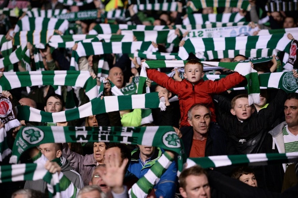 Celtic have been fined by UEFA. AFP