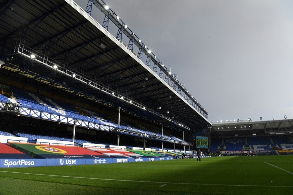 O time do Everton mudará de casa em breve. AFP