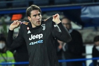 Vlahovic explicó su llegada a la Juventus. AFP