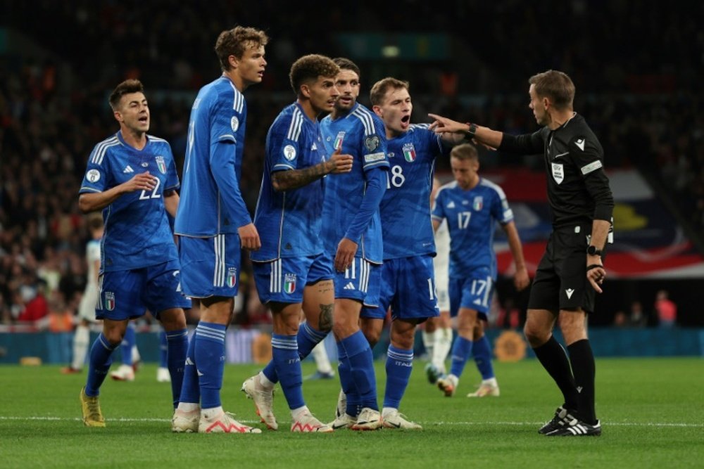 Italy host North Macedonia in a decisive Euro 2024 qualifier. AFP