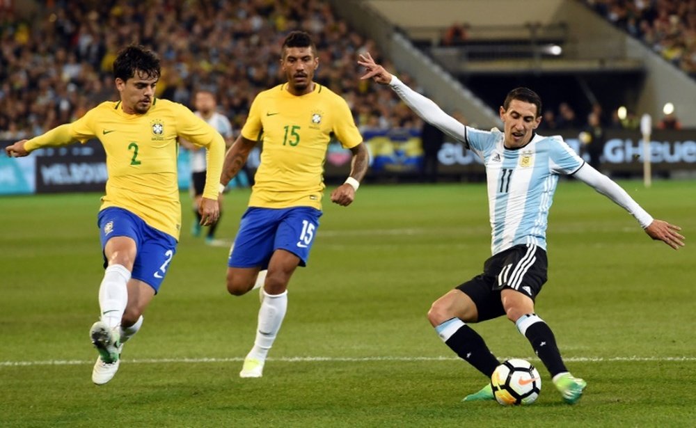 Brazil and Argentina will play in a feisty encounter in Saudi Arabia on Tuesday.  AFP