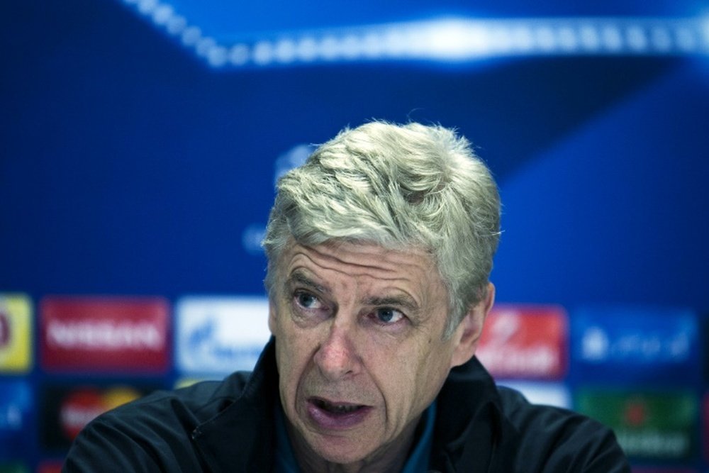 Arsenals manager Arsene Wenger speaks during a press conference on December 8, 2015 in Athens