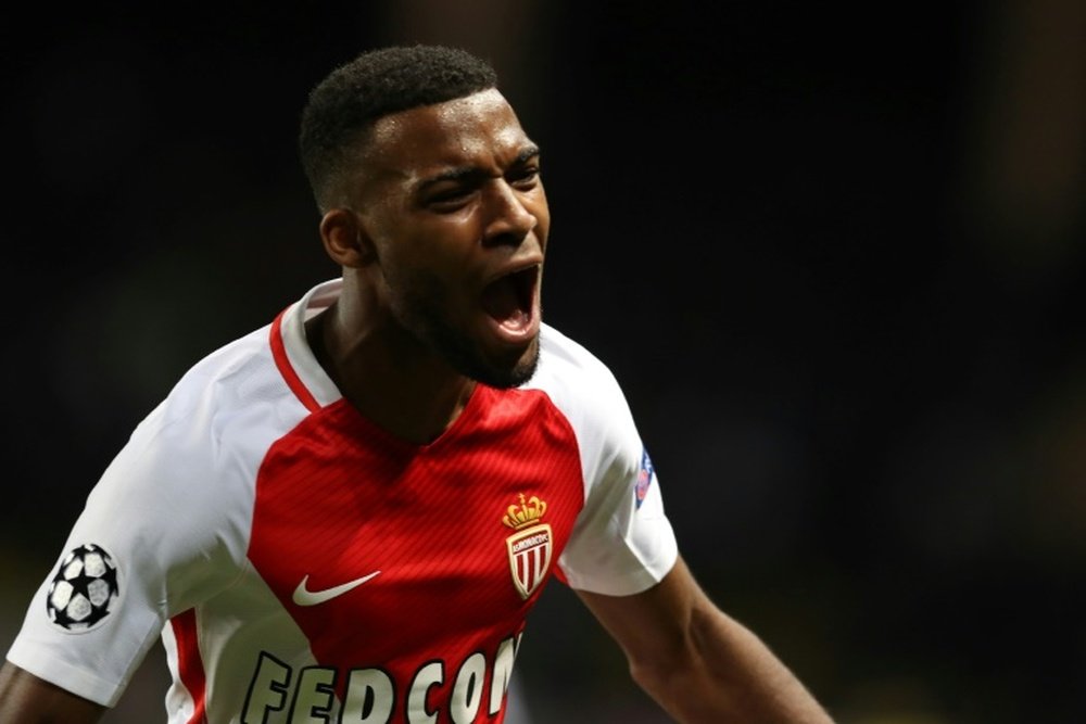 Lemar played a key role in Monaco's title winning campaign. AFP