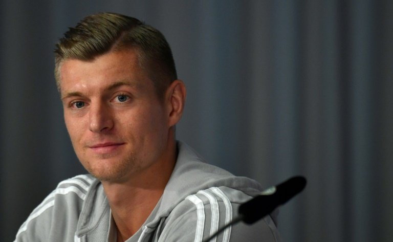 Kroos is having a bad time for club and country. AFP