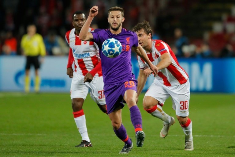 Lallana could be moving to Leicester City. AFP