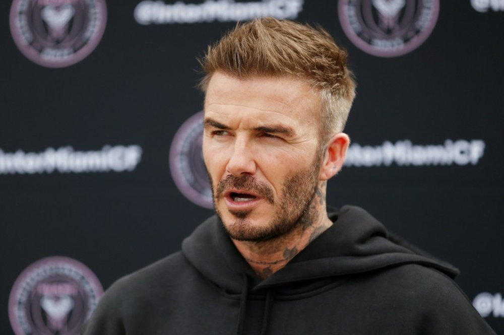 Beckham could have been the sports minister. AFP