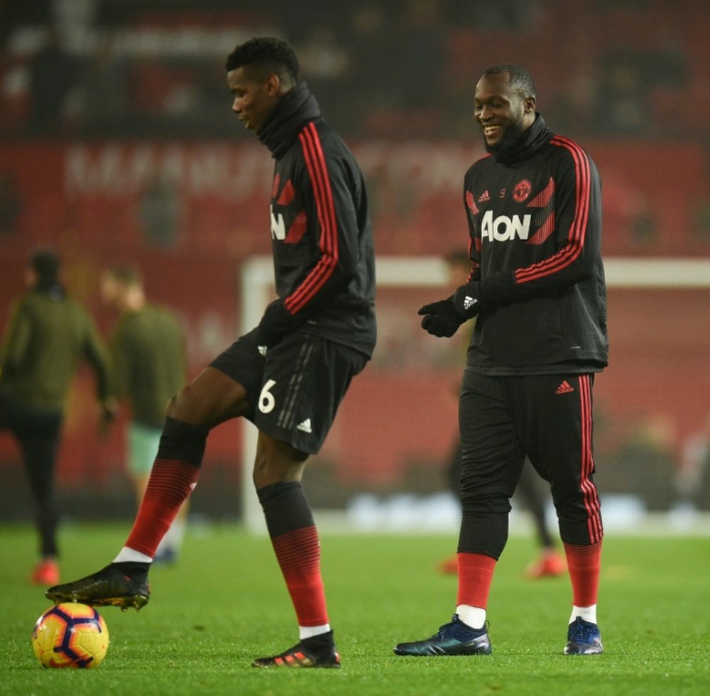 Pogba and Lukaku could earn United 230 million. AFP