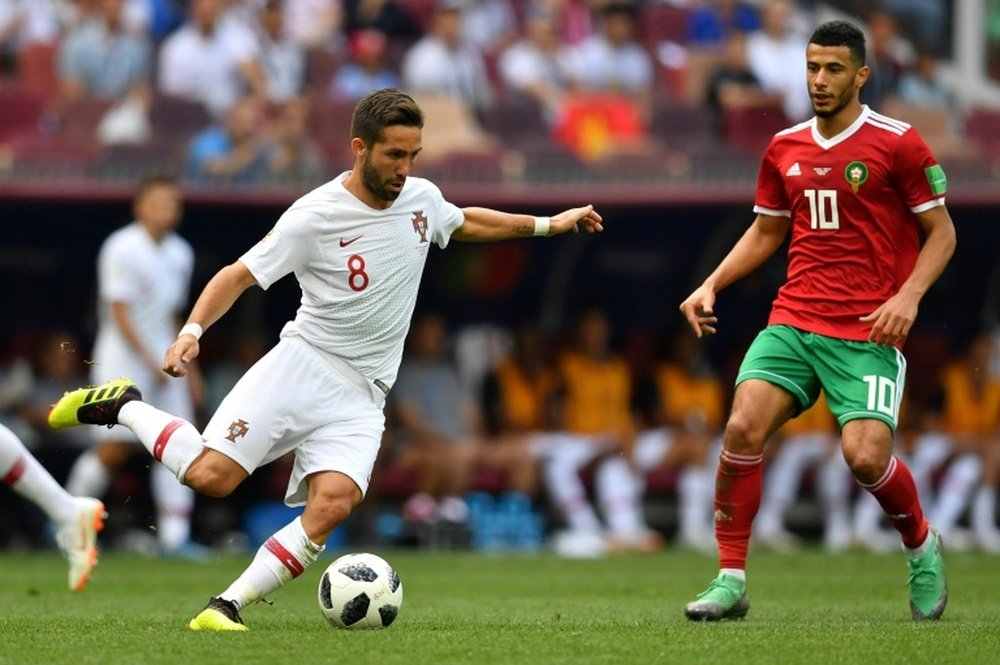 Moutinho is crucial to Portugal. AFP