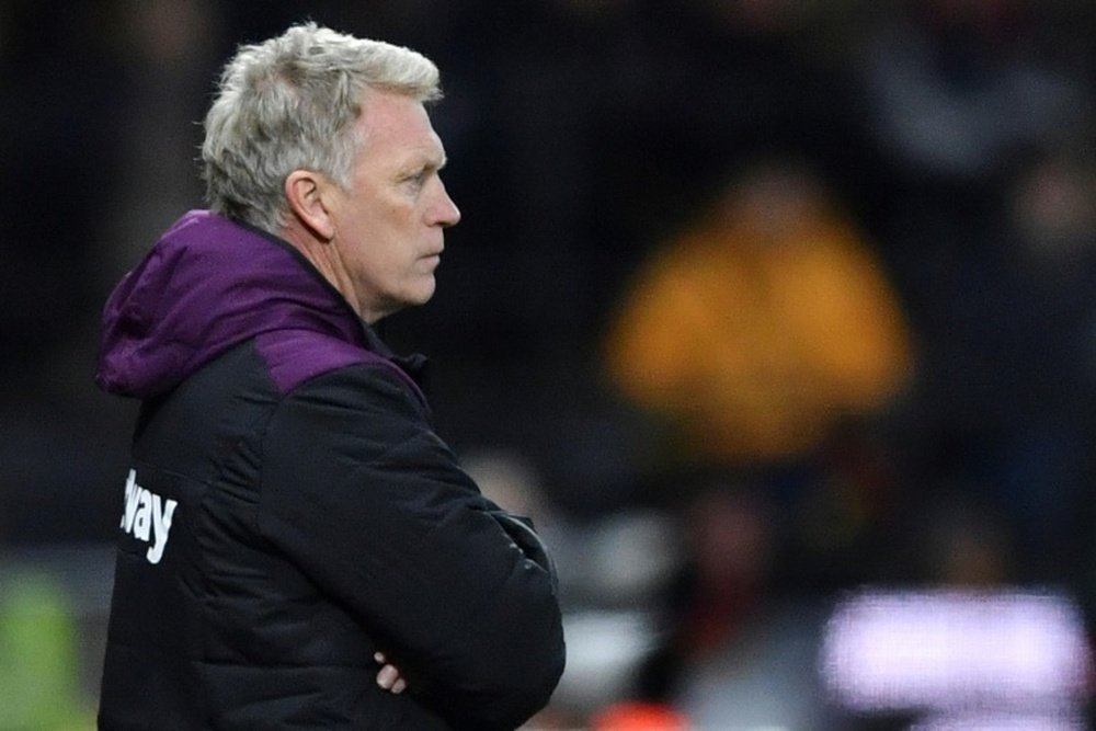 Moyes picked up his first point as West Ham boss during the draw with Leicester. AFP