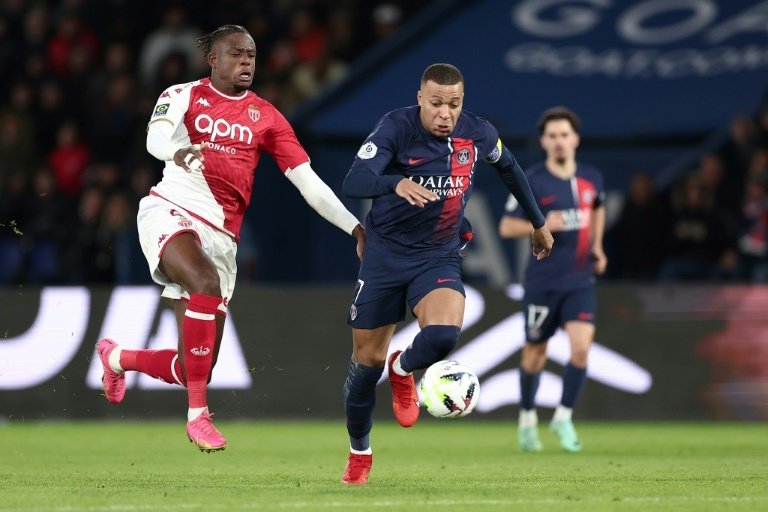 PSG have not won in Monaco in Ligue 1 since 2020. AFP