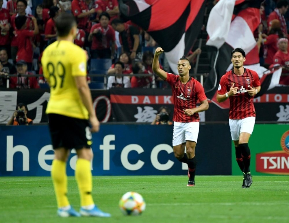 El Urawa Red Diamonds deja a Paulinho al borde del abismo. AFP