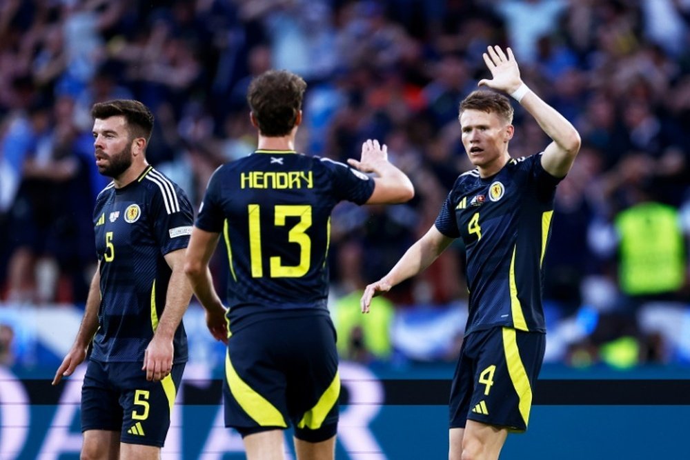 Scott McTominay has been crucial for Scotland in the Euro 2024 so far. AFP