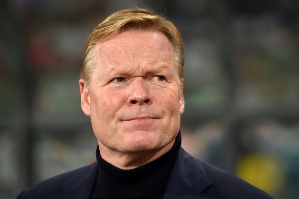 Koeman wants rid of the four players. AFP