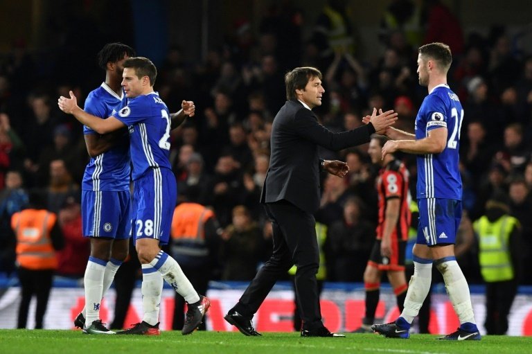 Chelsea have won 12 consecutive games in the Premier League. AFP